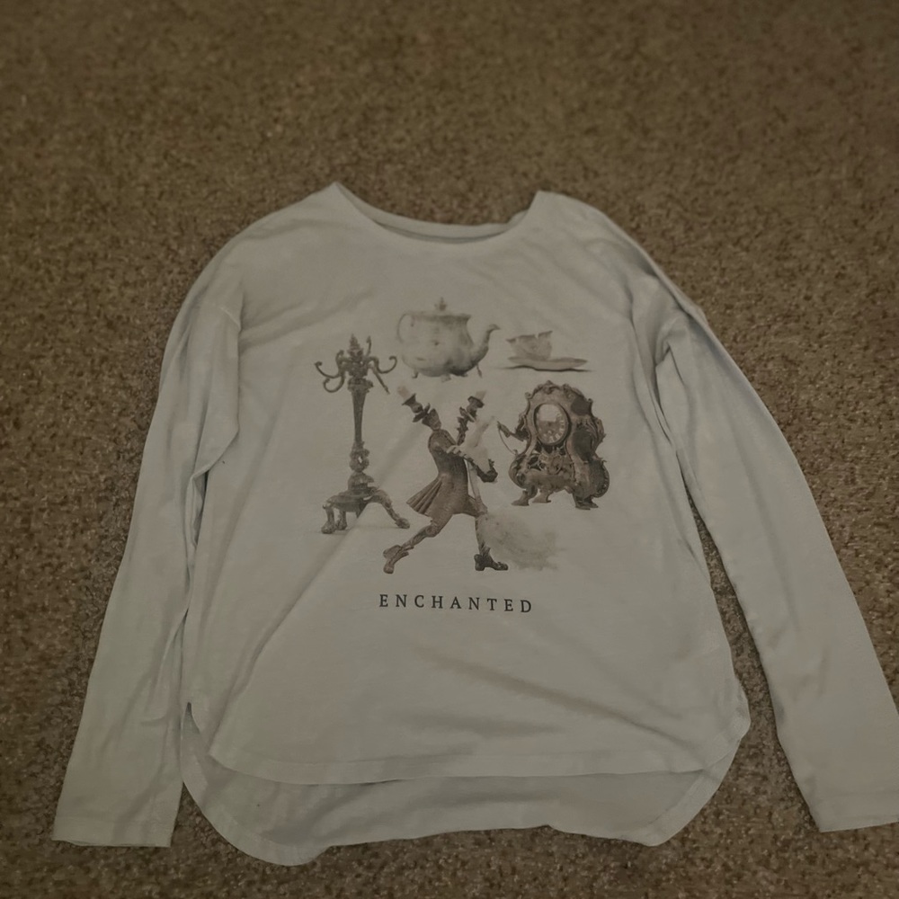 Light Blue Long Sleeve Size 13-14